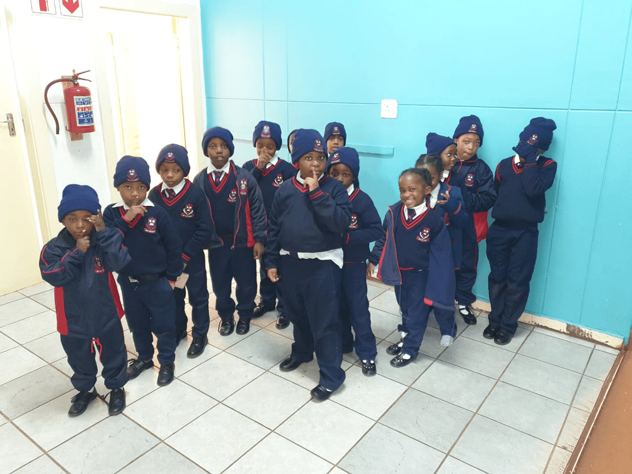 King's Oak Academy learners in uniform