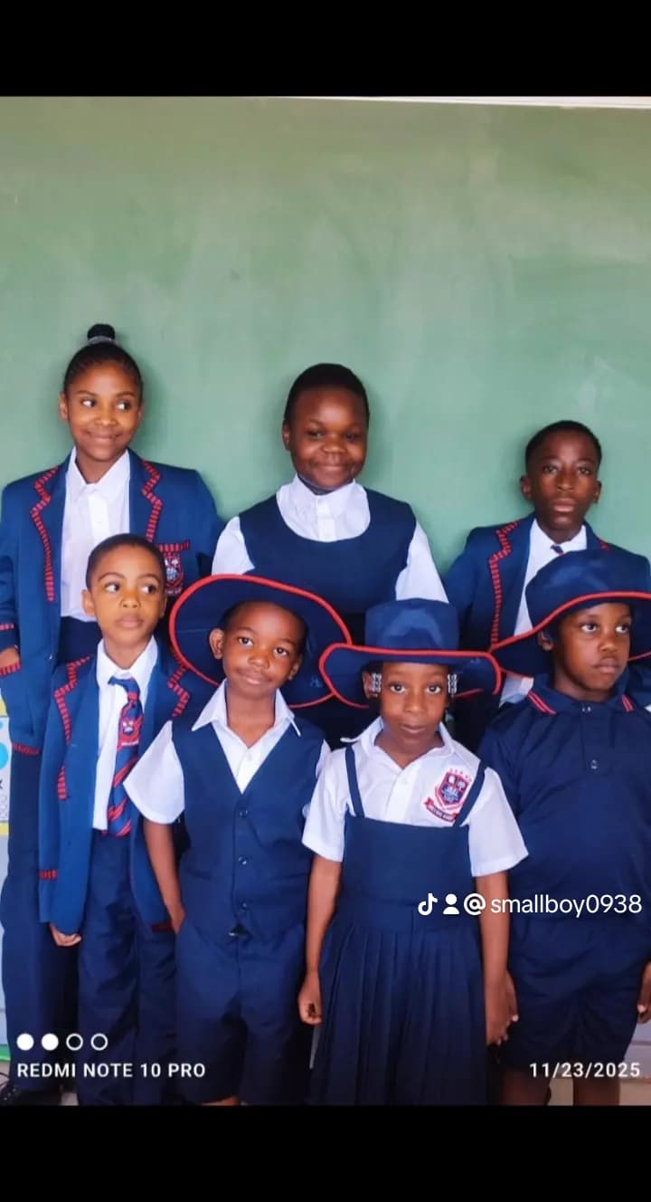 King's Oak Academy learners in uniform
